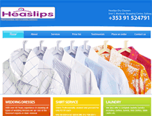 Tablet Screenshot of galwaydrycleaners.com